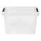 IRIS® 20.5qt. Buckled Clear Boxes with Clear Buckle Lids, 6ct.